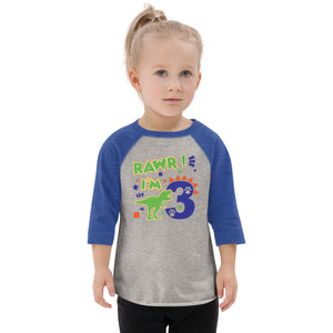 Rawr I'm 4 SVG, Fourth Birthday Dinosaur, Dino Number Four Birthday, Hear me Roar, Stomp Chomp Rawr, T-Rex PartyToddler baseball shirt