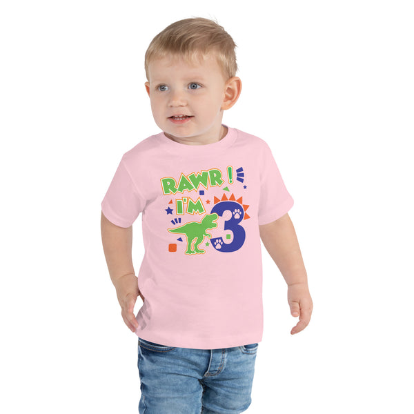 Rawr I'm 4 SVG + PNG | Fourth Birthday Dinosaur svg, Dino Number Four Birthday, Hear me Roar, Stomp Chomp Rawr, T-Rex Party, Toddler Short Sleeve Tee