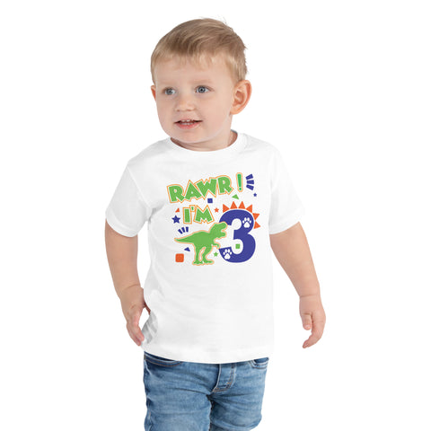 Rawr I'm 4 SVG + PNG | Fourth Birthday Dinosaur svg, Dino Number Four Birthday, Hear me Roar, Stomp Chomp Rawr, T-Rex Party, Toddler Short Sleeve Tee