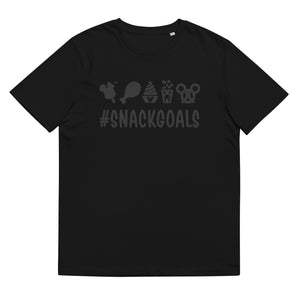 Unisex organic cotton t-shirt, Snack Goals Disney Mickey Minnie Disneyworld Disney Family Matching Shirt, Group Shirt, Birthday Shirt, Matching Family Shirt