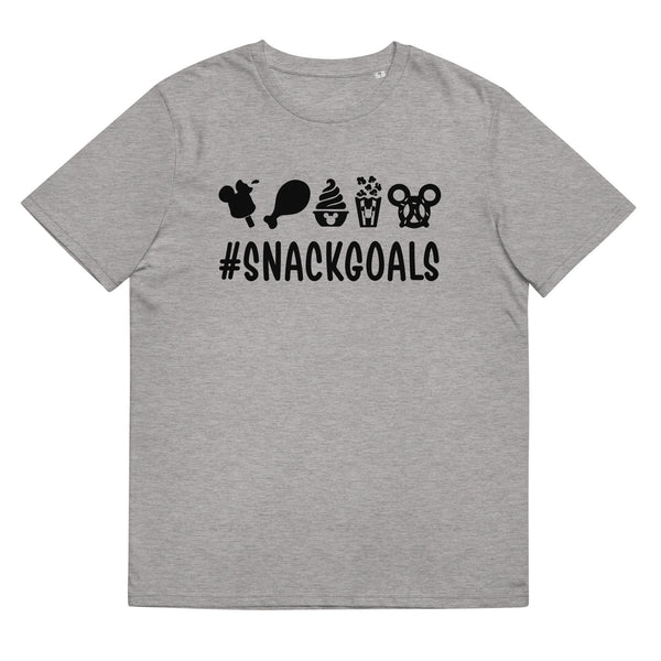 Unisex organic cotton t-shirt, Snack Goals Disney Mickey Minnie Disneyworld Disney Family Matching Shirt, Group Shirt, Birthday Shirt, Matching Family Shirt