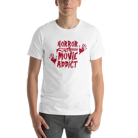 Horror Movie Addict Unisex T-shirt, Graphic Tee, Unisex Shirt, Women and Men T-shirts, Mom Shirt, Gift T-shirt, T-shirt